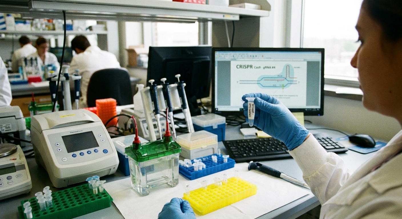 How Gene Editing Changes DNA Inside a Cell